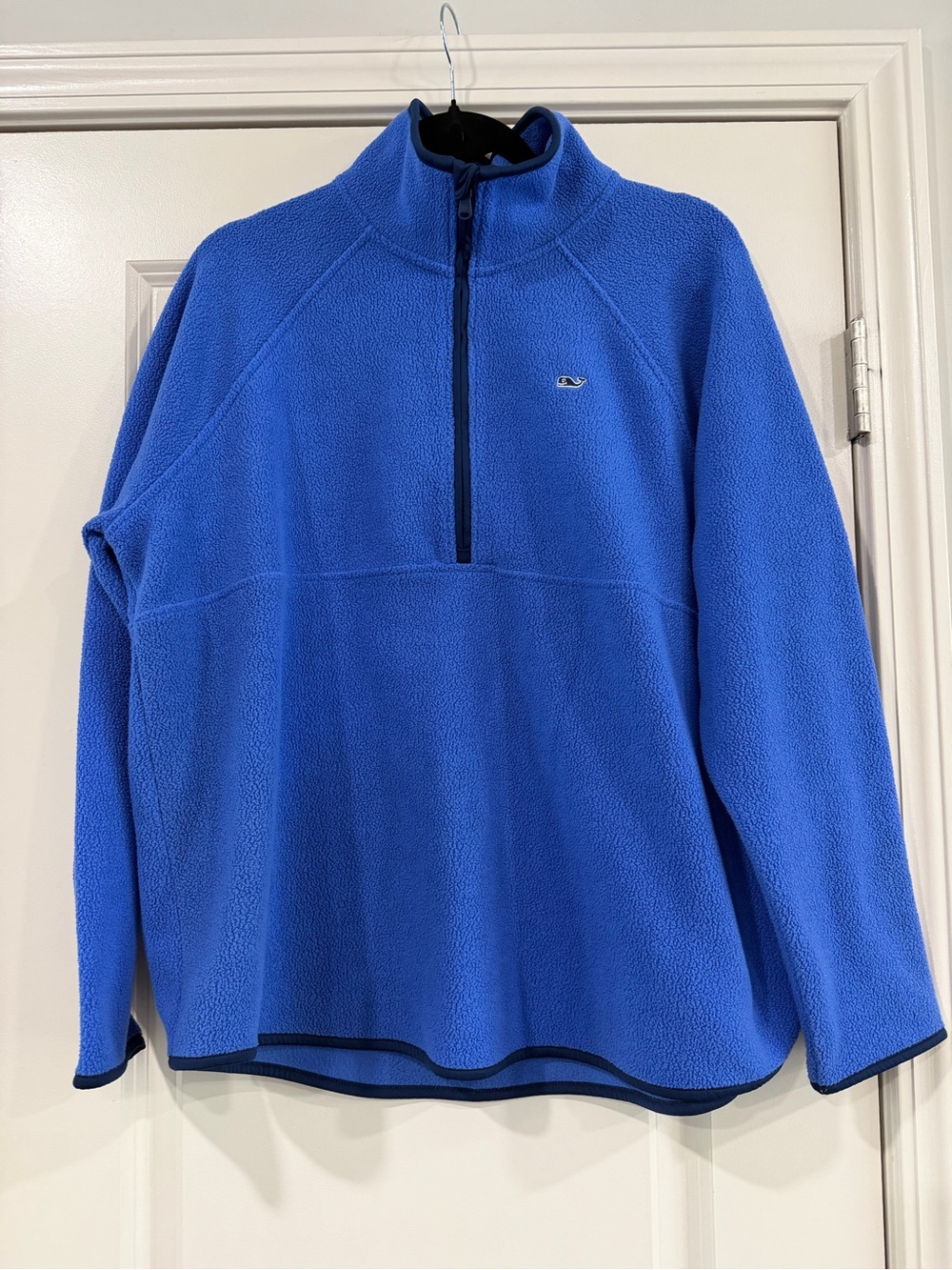 Vineyard Vines Women's Royal Blue Quarter-Zip Fleece Pullover